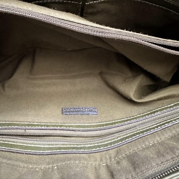 VTG Hillard & Hanson Vinyl Handbag Purse Double Handle Strap Bag Magnet Closure - Picture 13 of 16